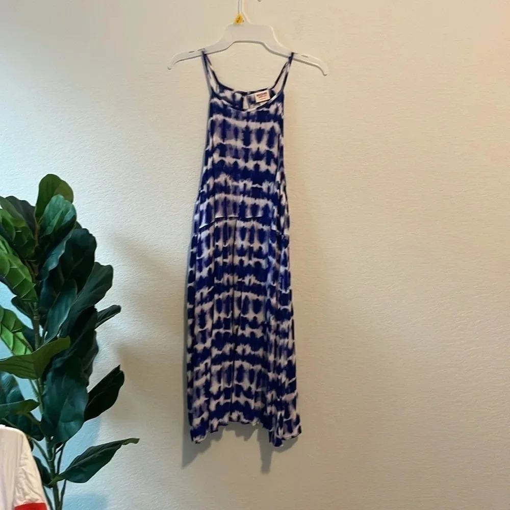 New with tags Mossimo blue and white tie dye summer dress Large
